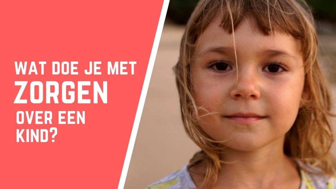 Tekst: "Wat doe je met zorgen over een kind?" naast afbeelding van een kind